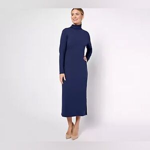 Women with Control Navy Midi Dress